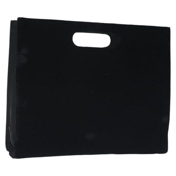 PRADA Hand Bag Velor Black - Picture 1 of 14